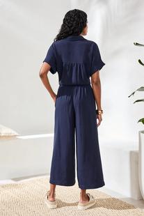 Tribal Women's Airflow Pleated Pants With Elastic Waistband Alternate View